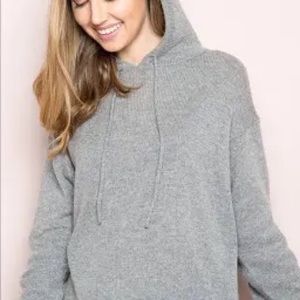Rare Vintage Brandy Melville grey hooded sweater